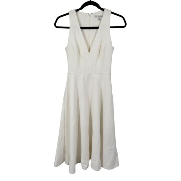 Dress the Population Catalina crepe cocktail dress off white X-Small XS - Picture 2 of 8
